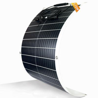 China 170w 200w Flexible Solar Panel 12v For Caravan Rv Boat Camper Van Marine Shed Uk for sale