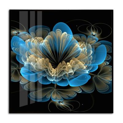 China Original Flower Crystal Porcelain Painting Printed Acrylic Painting for sale