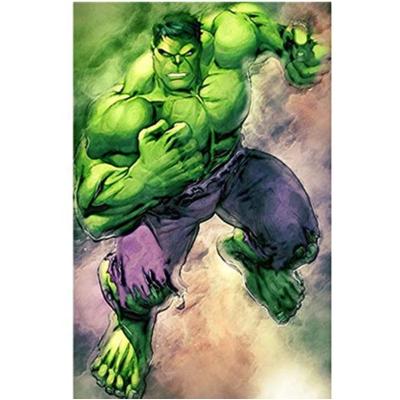 China Diamond Painting The Hulk Modern Custom Diamond Painting Art Canvas Printing of 5D Diamond Painting for sale