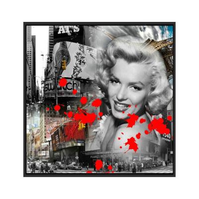 China New Product Original Marilyn Monroe Wall Art Framed Canvas Print HD Home Decor Printing for sale