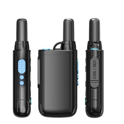 China Portable Reliable Durable Factory Hot Sales Hot Style Bulk Walkie Talkie Abs Walkie Talkie Black Two-Way Radio for sale