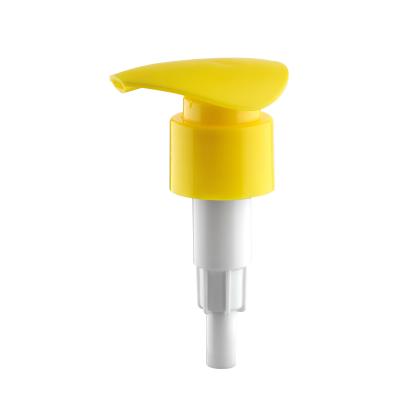 China Non Spill 24/410 28/415 28/400 Leaf Shape Plastic Screw Thread Lotion Pump For Bottles for sale