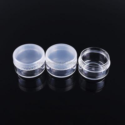 China Cosmetic Cream Plastic Jar 5g Skin Care Cream Round Shape Plastic Jars for sale