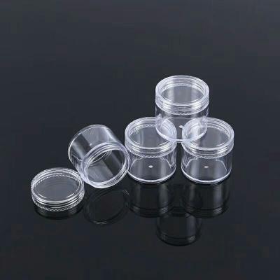 China Personal care 5g, 10g, 15g, 20g, 25g, 30g volume cosmetic use plastic cream jar for sale