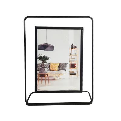 China Creative Environmentally Friendly Pictures Show Metal Souvenirs Commemorate Art Metal Picture Frame Photo Frame Family Memory Gift Decor for sale