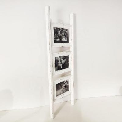 China Decorative Photo Frame Beach Frame White Strips 4x6