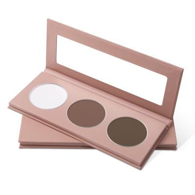 China Waterproof Makeup Palette Contour 3 Colors Easy To Colorat Face Contour Palette Natural OEM LOGO for sale