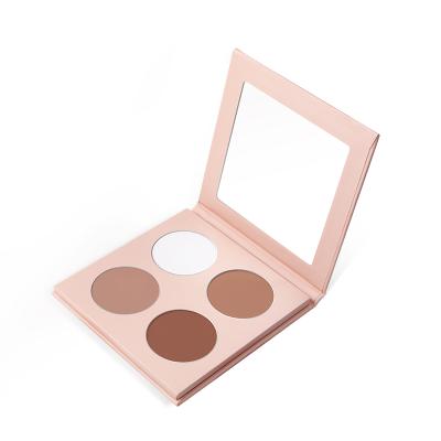 China High Quality Makeup Waterproof Private Label Single Bronzer Face 4 Colors Powder Contour Palette for sale