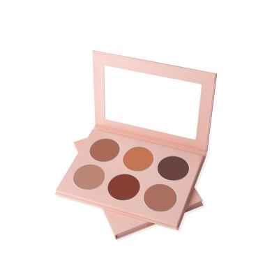 China Freckle Removing 6 Colors Contour Palette NEW High Quality Long Lasting Makeup Customized Private Labels for sale