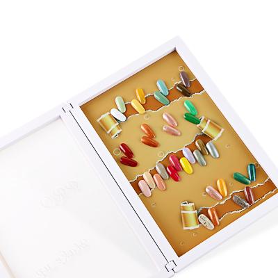 China High quality 29.8*20*2.4cm nail display book manicure display book new fashion gel nail polish display book for sale