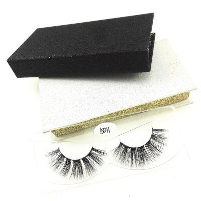 China Real Mink False Eyelashes Real Handmade Natural Soft Fluffy Eyelashes Mink Lashes Luxury 3D Mink Lashes Vendors Private Label 5D Mink Cotton Strip for sale