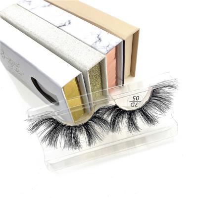 China Thick Luxury Fluffy Full Strip 25mm Mink Lashes False Mink Eyelashes Reusable With Free Lashes Boxes for sale