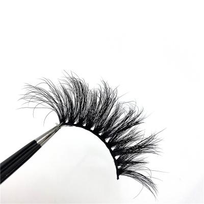 China Deeply Professional Seller Hand Made Real Mink Fur Natural Current 25mm False Eyelashes Eyelashes for sale