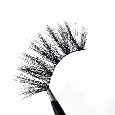 China Full Thick Strip Lashes 25mm Mink Lashes Wholesale Seller Eyelash Packaging Mink Lashes for sale