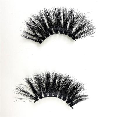 China Mink Strip Soft Cotton Hand Made of Real Siberian Thick Mink Lashes Eye Lashes Private Label Full Lashes Black for sale