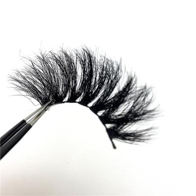 China Thick Custom Full Strip Mink Lashes Mink Lashes Vendors 7d 25mm Dramatic Mink Eyelash for sale