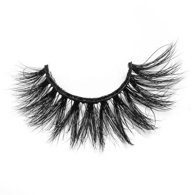 China Custom Packaging Free Sample 100% Real Mink Lashes 3D Soft Strip Eyelashes Mink Eyelashes for sale