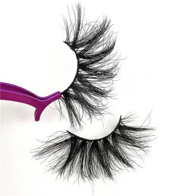 China Wholesale Luxury 100% Mink Lashes 15mm 25mm Siberian Lashes Best Real Best Quality 100% Mink 3d Mink Eyelashes for sale