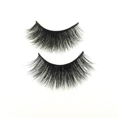 China best price 3d mink eyelashes crisscross mink lashes private label 3d short false silk eyelashes for sale