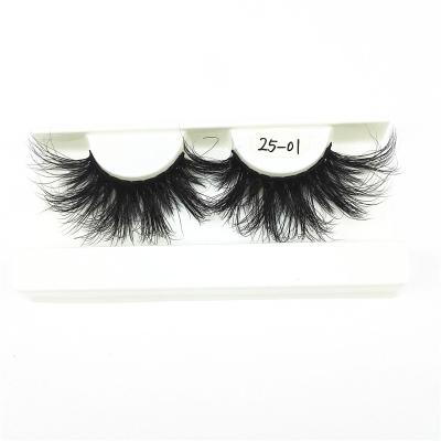 China Wholesale 100% private label 3d mink fur eyelashes 25mm siberian extra long lashes for sale