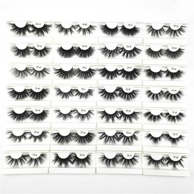 China Free Sample Hot Selling Custom 3d Mink Eyelashes 25mm Lashes Private Label Mink Lahes Crisscross for sale