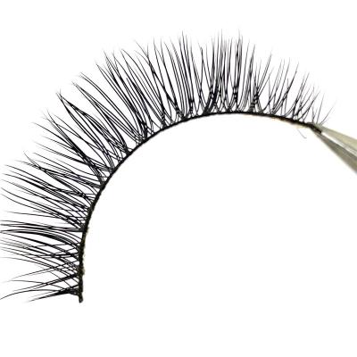 China Mink Lashes Short False Eyelashes 10mm Natural Soft Full Mink Eyelashes Lashes 3d Seller Wholesale for sale