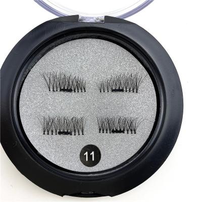 China Waterproof False Mink Magnetic Eyelashes, Hot Sale 5 Magnets Magnetic False Eyelashes, 3D Eyelash Silk Faux Mink Eyelashes for sale