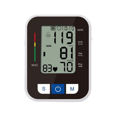 China Talking Voice Plastic Tongue Watch LCD Display Blood Pressure Monitor for sale