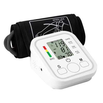 China hot selling 99*2sets ABS material sphygmomanometer with voice speaking BP monitor blood pressure monitor for sale