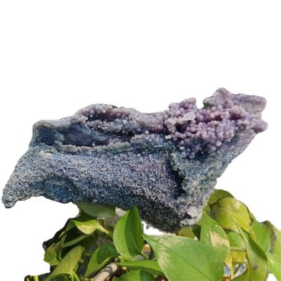 China Wholesale Feng Shui Nature Crystals Grape Stone Specimen Decorations For Healing Home Stones Crystal Clusters for sale