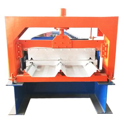 China Building material shops new style staple lock position seam roof machine for wholesales for sale