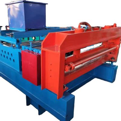 China Building Material Shops Heavy Galvanized Sheet Steel Sheet Cut To Length Machine Shear Machine for sale