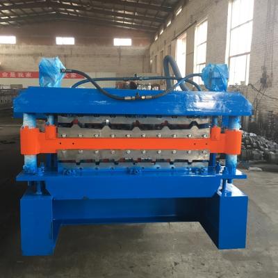 China Building Material Shops Double Layers Roof Panel Roll Forming Machine for sale