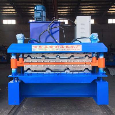 China Building Material Stores TR Profile Double Layer Roll Forming Machine for sale