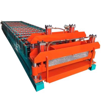 China Color Steel Roll Forming Machine Six Waves Iron Sheet Roll Forming Machine For Supplying for sale