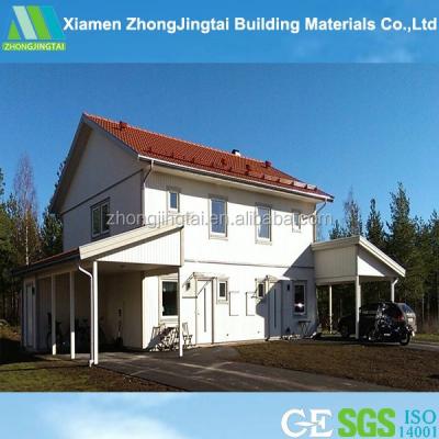 China Pre-fabricada steel modular houses of villa kit de casa de moderno d'europeu d'estilo wall China for sale