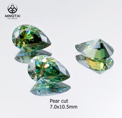 China Jewelry making wholesale in stock moissanite loose round cut various sizes factory price from 3.0-9.0mm for sale