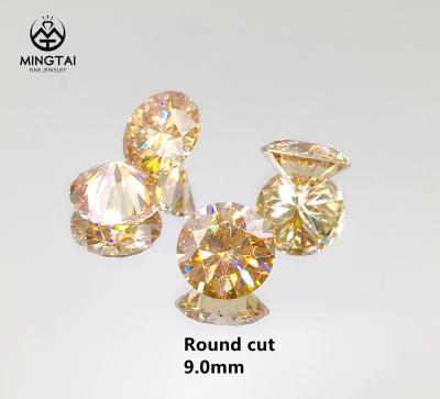 China Jewerly making Ring prices High Quality Synthetic Yellow Diamond Customized Stone Best Wholesale for sale