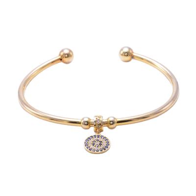 China Latest Designs 2021 New Product Gold Cute Jewelry Bracelets , CZ Zirconia Bracelet for sale