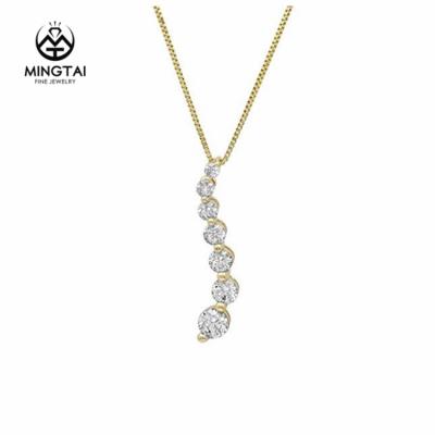 China CLASSIC 14KT Diamond Jewelry Pendant Christmas Gift Solid Gold 2018, Custom Necklace Pendant for sale