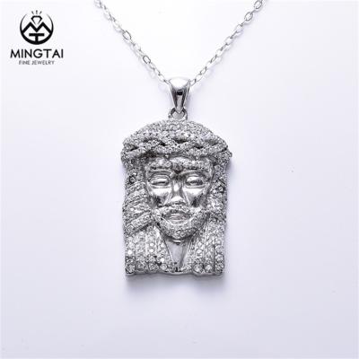 China CLASSIC Jesus Jewelery Necklace Pendant 925 Hip Hop for sale