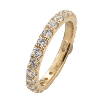 China TRENDY real 14k gold band ring, real 14k gold jewelry for sale