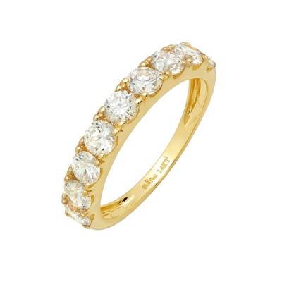 China Latest Round Cut Gold Ring Designs Wedding Rings CLASSIC Engagement 14k Gold Ring for sale