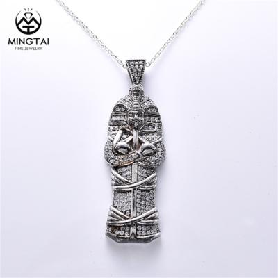 China CLASSIC Pharaoh 925 Hip Hop Jewelry Silver Pendant Pendant for sale