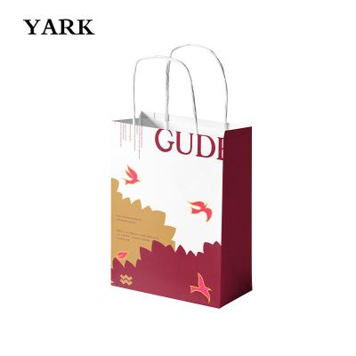 China Recyclable Color Shopping Paper Tote Bag Custom Gift Bag Shopping Paper Tote Bag for sale