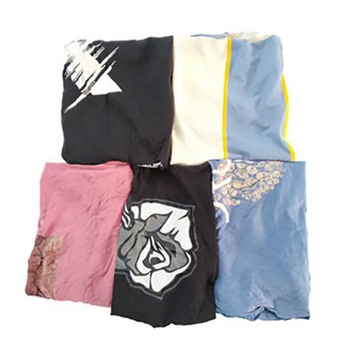 China Materials Industry Refined Petroleum Cotton Dark Color 100% Soft And Cleaned T-shirt Wiping Cloth Rags for sale