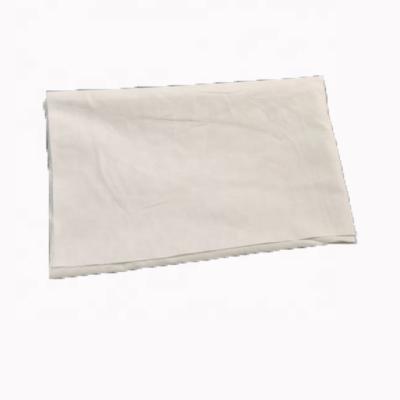 China Strong Oil Water Absorption Capacity 25 Kg Bag Textile Waste Standard Size Cotton Recycled Bed Sheet White Cotton Rags for sale