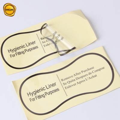 China Sinicline 2019 best selling hygenic pvc sticker scratch-off hot custom swimwear sticker for sale