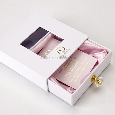 China Recyclable Paper Jewelry Box Packaging Drawer Gift Box Packaging Boxes Jewelry for sale