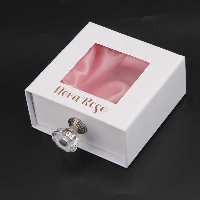 China Luxury Recycled Materials Sinicline Brand Drawer Jewelry Box With Slider Package Box Jewelry Box for sale